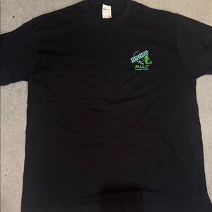 Ripndip Black MILF Tee with Blue and Green Graphic